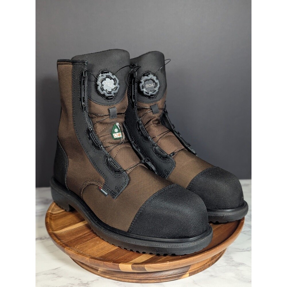 Red Wing MaxBond 2491 3591 Men Size 13 BOA Steel Safety Toe Work Boots Brown...